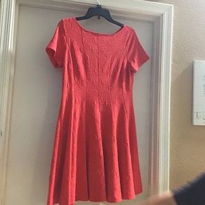 Coral dress
